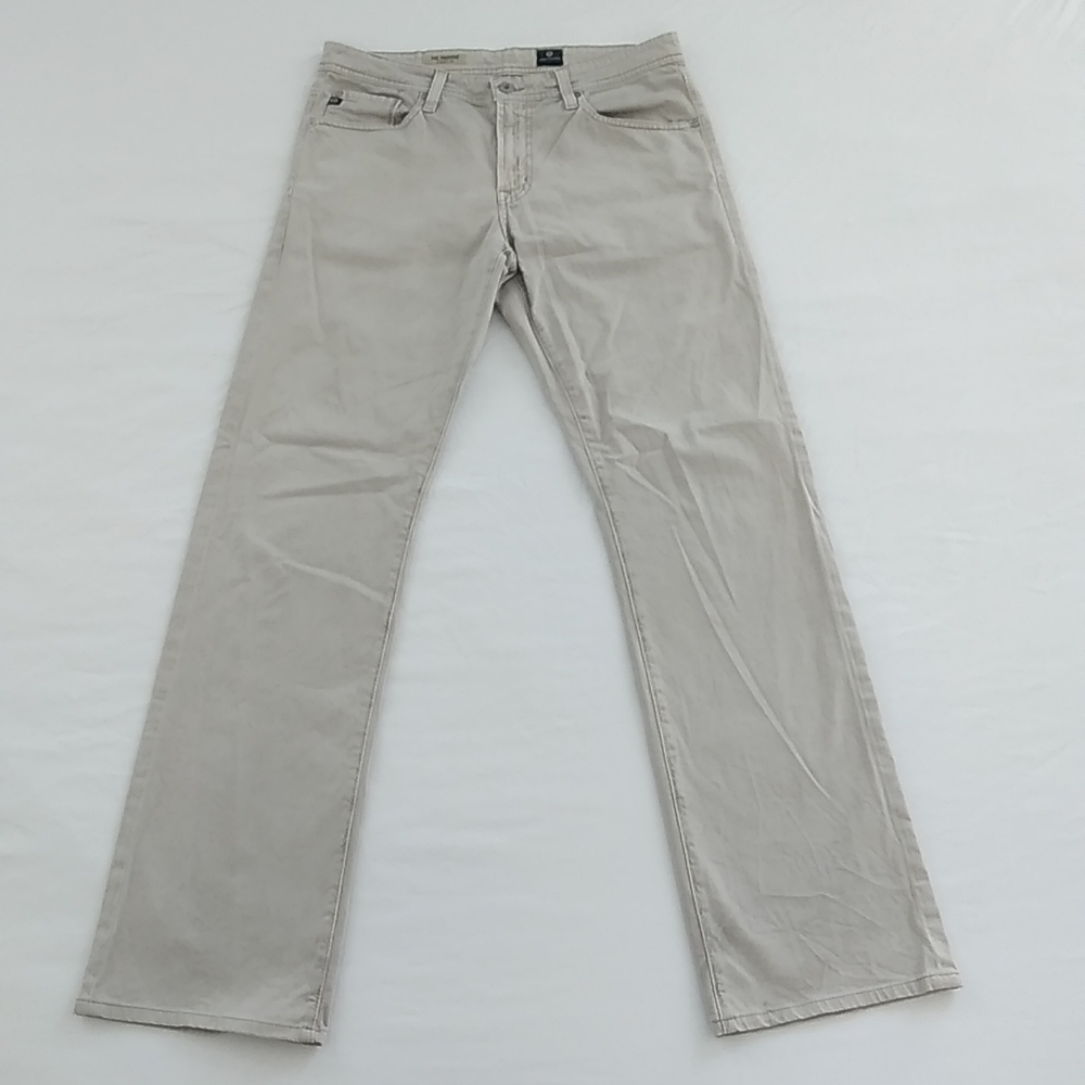 AG Adrianno Goldschmied Men's Light Gray The Protegé Jeans 31x34